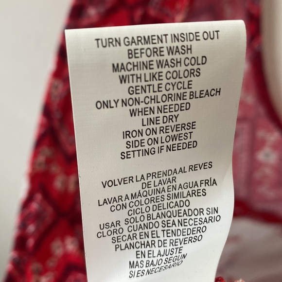 Jolt Floral sleeveless Boho top, Size XL, NWT - Picture 3 of 7